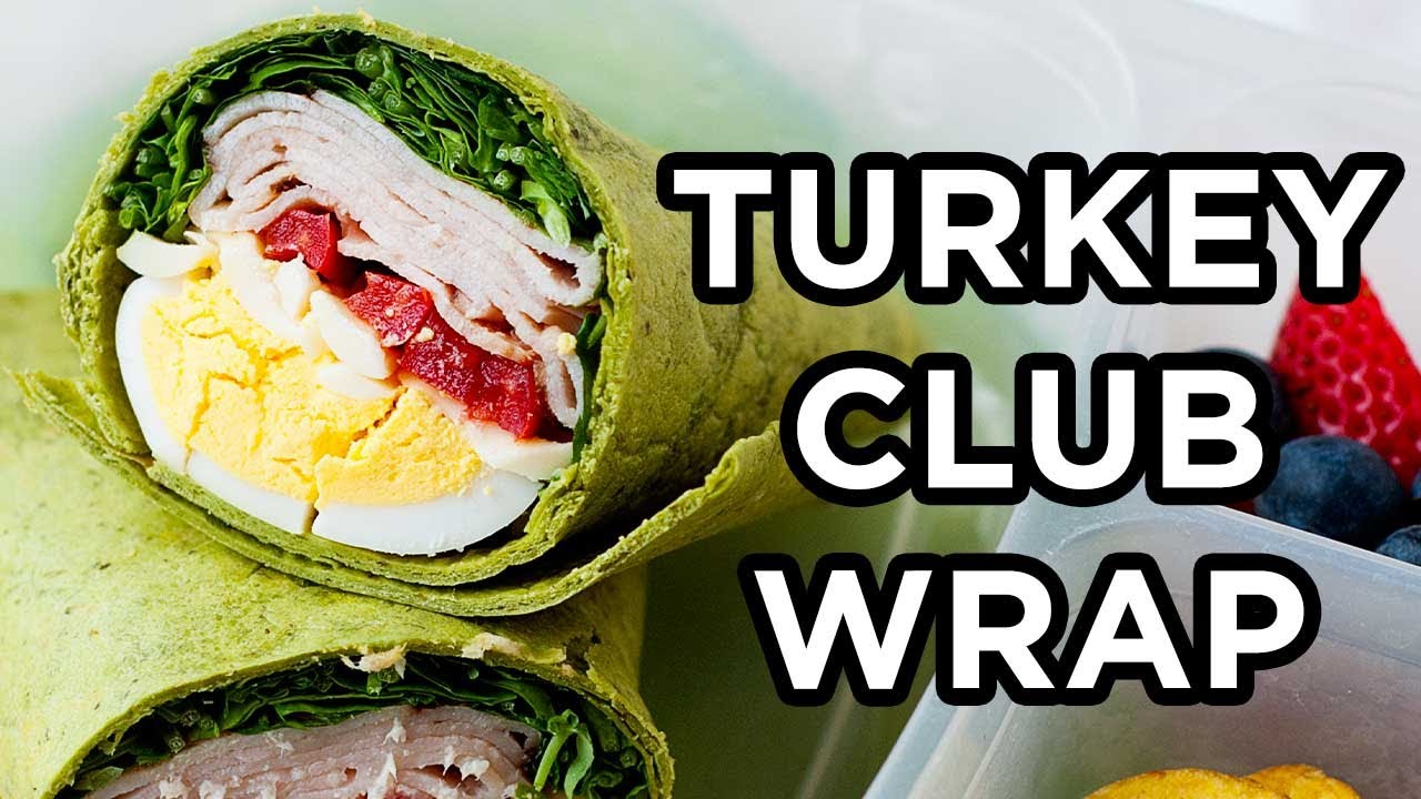 Healthy Turkey Club Wrap | School Lunch Ideas by MOMables