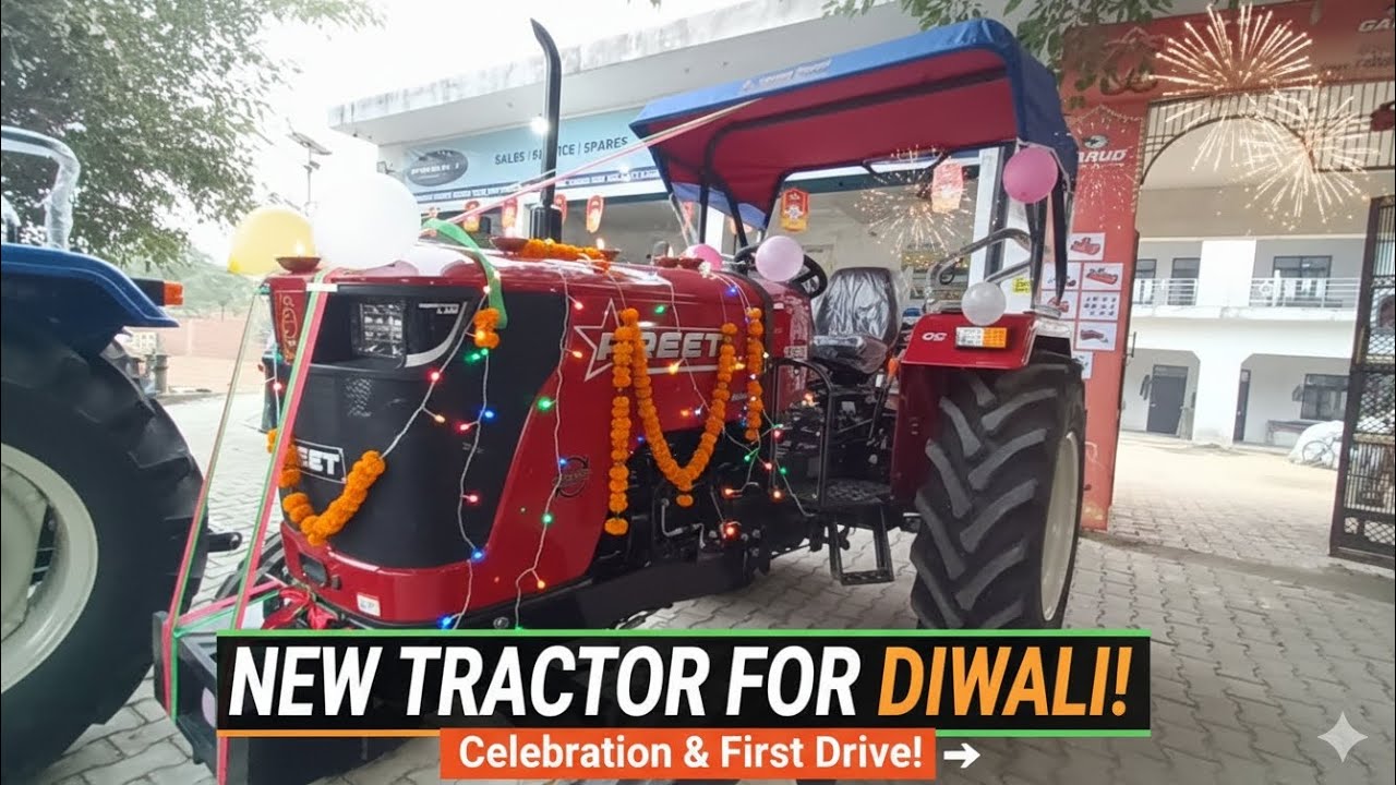 NEW TRACTOR 🚜 FOR DIWALI! ✨  #tractor #vlog #samneshvlogs #viralvlog ##diwalispecial #tractorvideo 