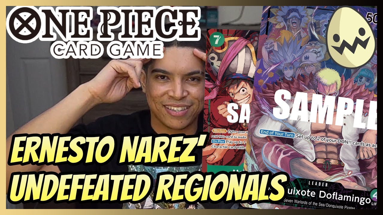 One Piece Card Game: @AwakenedTCG's UNDEFEATED Film Doflamingo! CoreTCG's OP04 Regionals Winner!