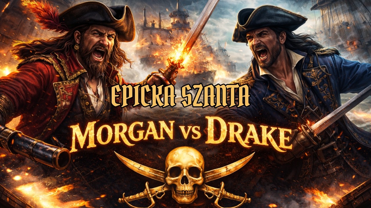 Bitwa na Morzu: Morgan i Drake | Cinematic Pirate Shanty