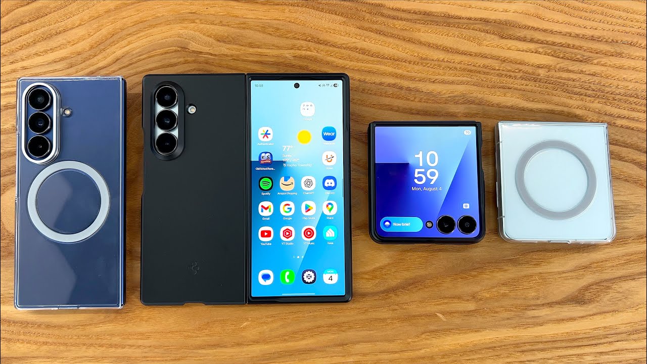 Samsung&rsquo;s BEST Cases for Galaxy Z Fold 7 & Flip 7 (ThinFit Pro, Clear Magnet)