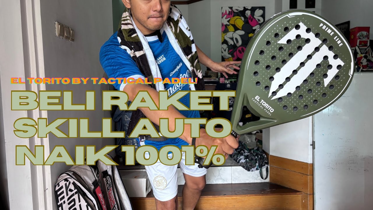 Unboxing Raket PADEL KALCER "EL-TORITA TACTICAL PADEL" Mabar di Jaksel auto diliatin netissen jujuur