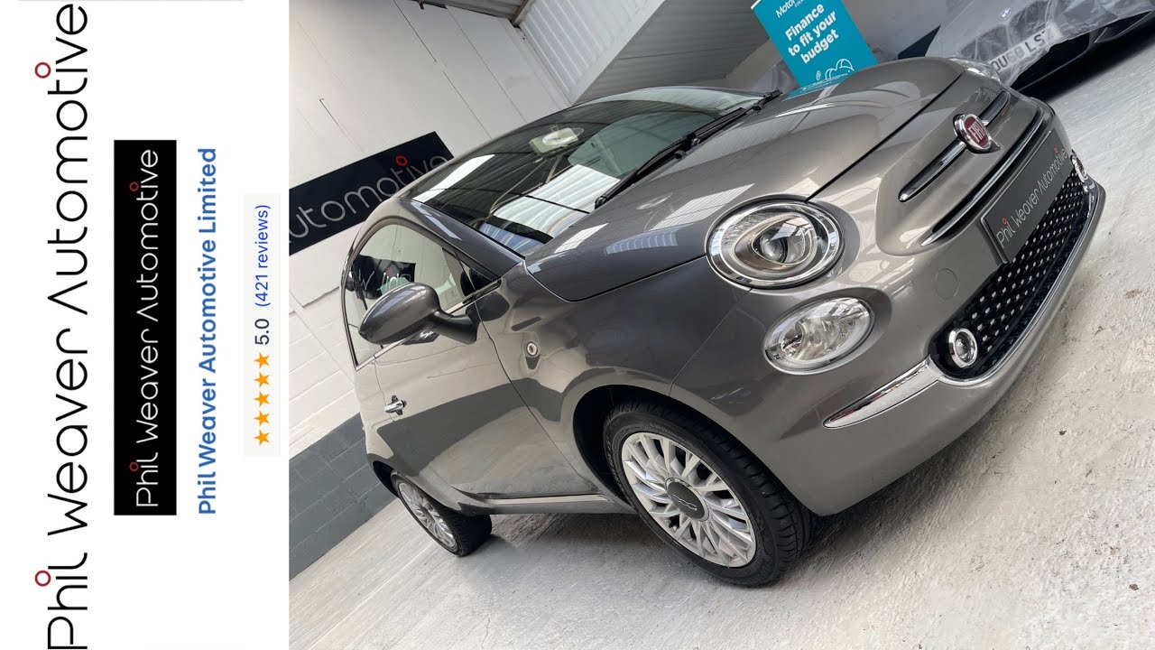 Used Fiat 500 1.2 Lounge in Electroclash Grey metallic for sale in Preston, Lancashire