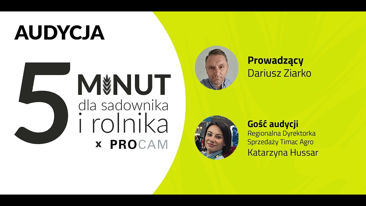 Przygotowanie pod kątem zasiewu i odżywianie ozimin - Audycja 5 minut dla sadownika i rolnika