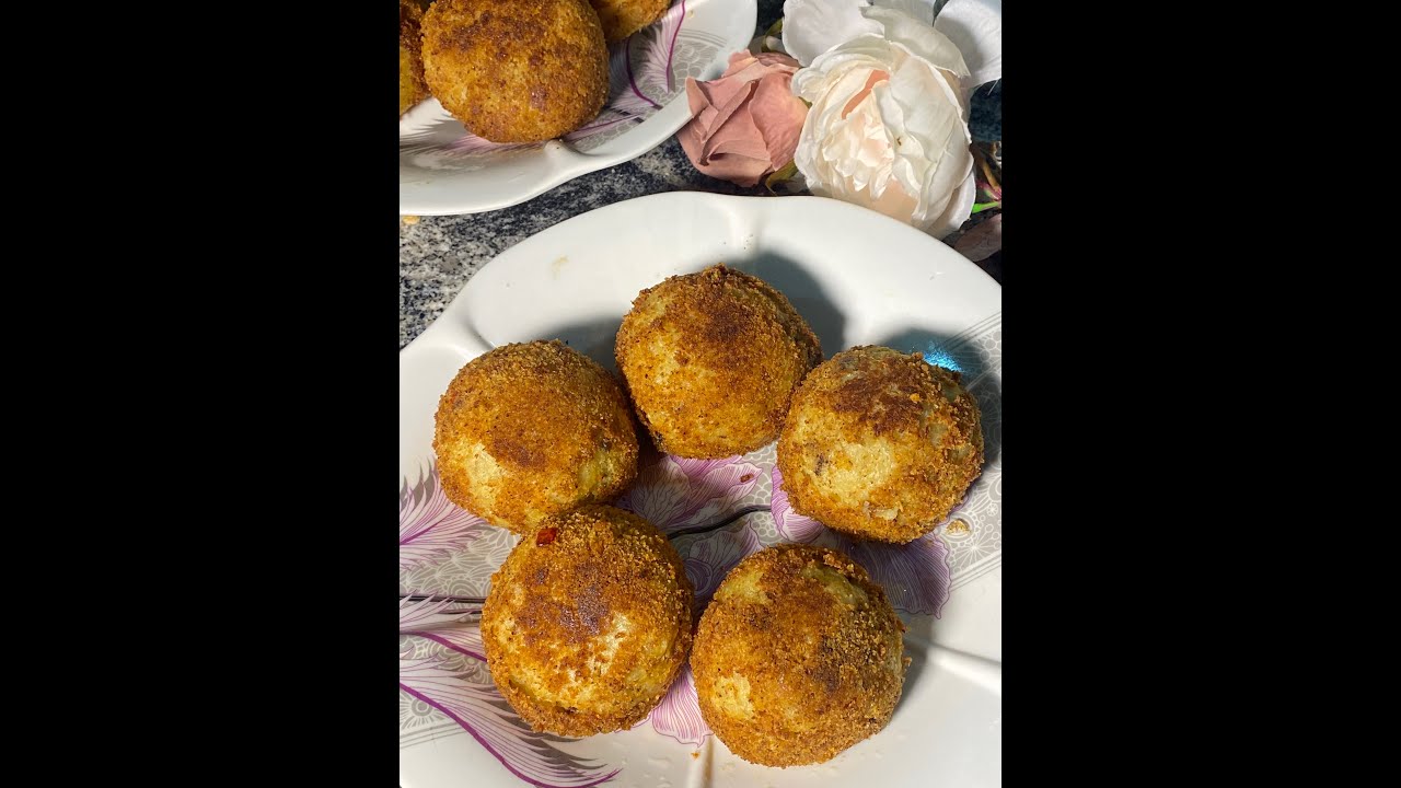 HOW TO MAKE THE MOST DELICIOUS YAM BALLS/ YAM BALLS RECIPE- COOKWITHXEE