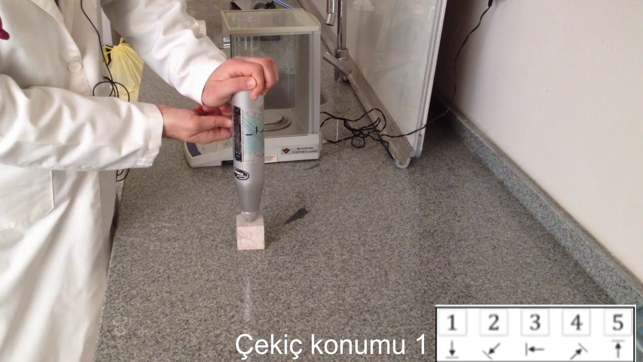 KAYA MEKANİĞİ UYGULAMA - SCHMIDT SERTLİK DENEYİ