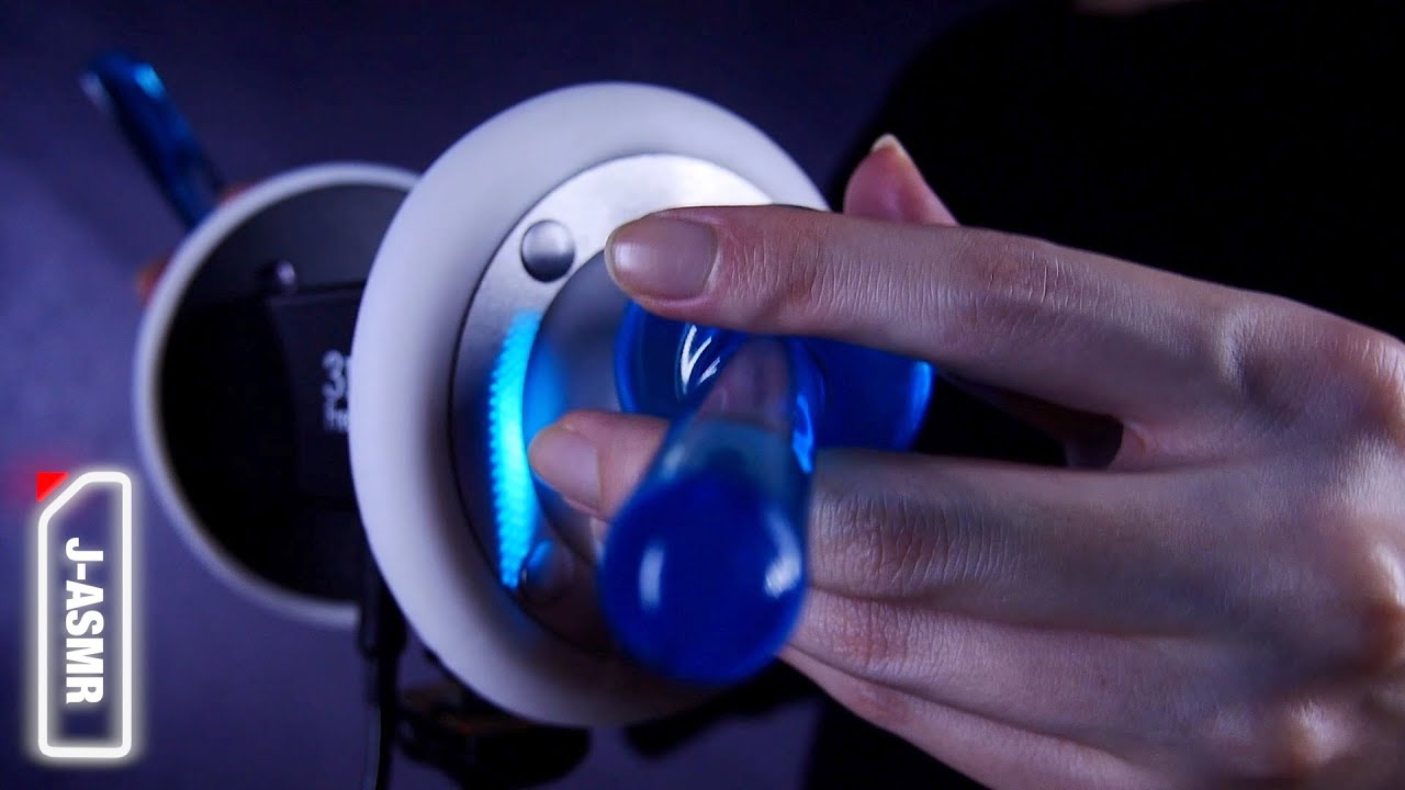 [ASMR]💧水の音で耳を癒やすマッサージ - Ear Massage(No Talking)