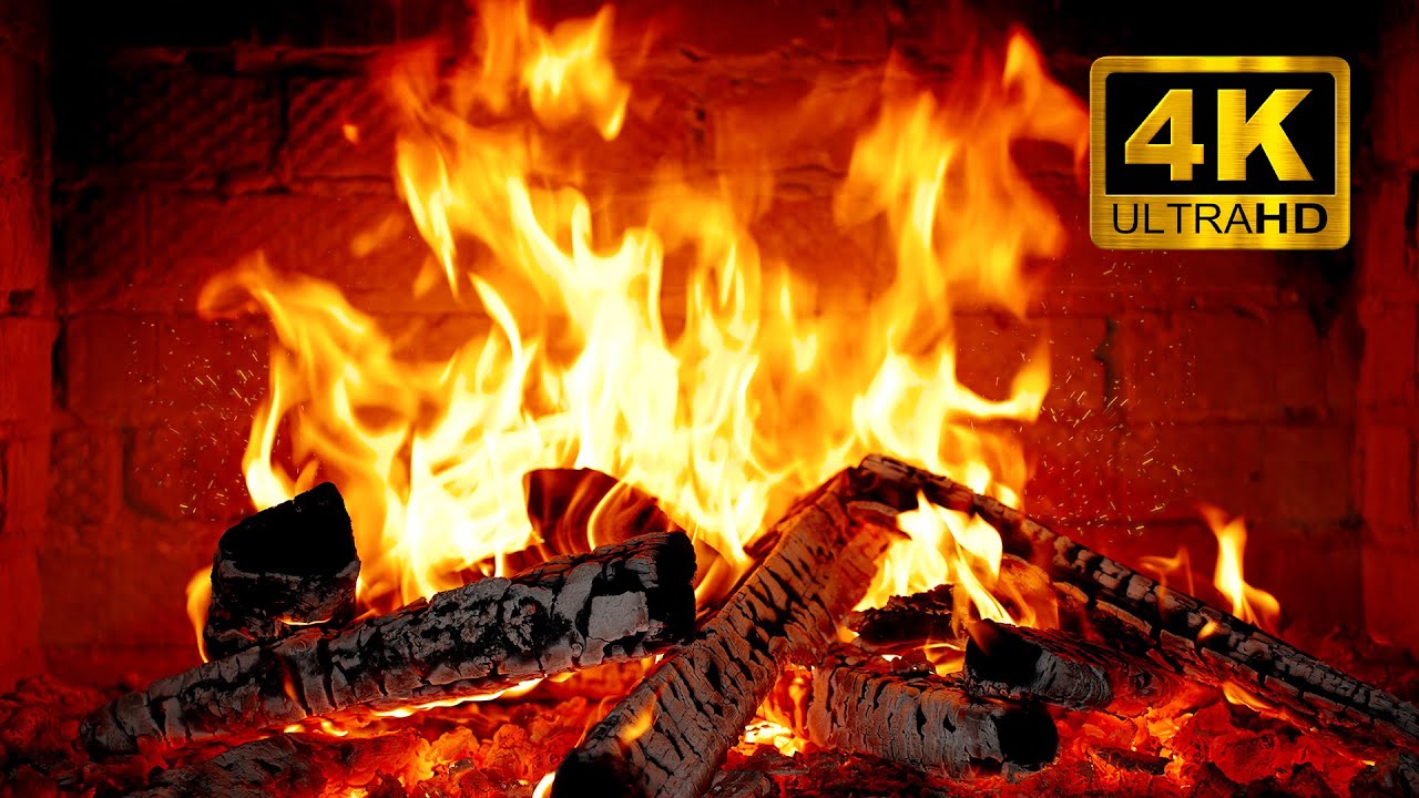 🔥 Невероятно уютный 12-часовой камИн с потрескИвающИмИ поленьямИ — Расслабьтесь И уснИте 4K UHD