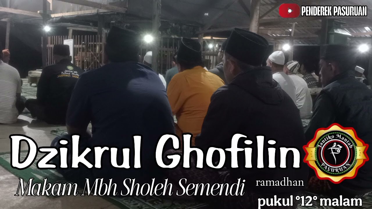 Alhamdulillah Jama'ah •Dzikrul Ghofilin• Di °Makam Mbh Sholeh Semendi° Terpantau Ramai 🤲🏻😊