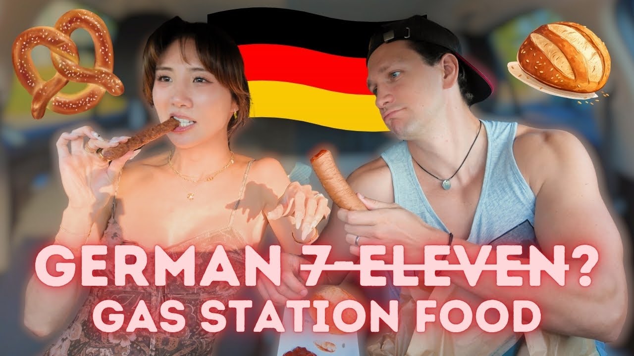 🇩🇪 GERMAN Convenience Store/Gas Station meals! | YB vs. FOOD