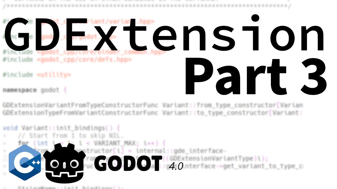 Создайте свой первый проект GDExtension с помощью scons &mdash; часть 3