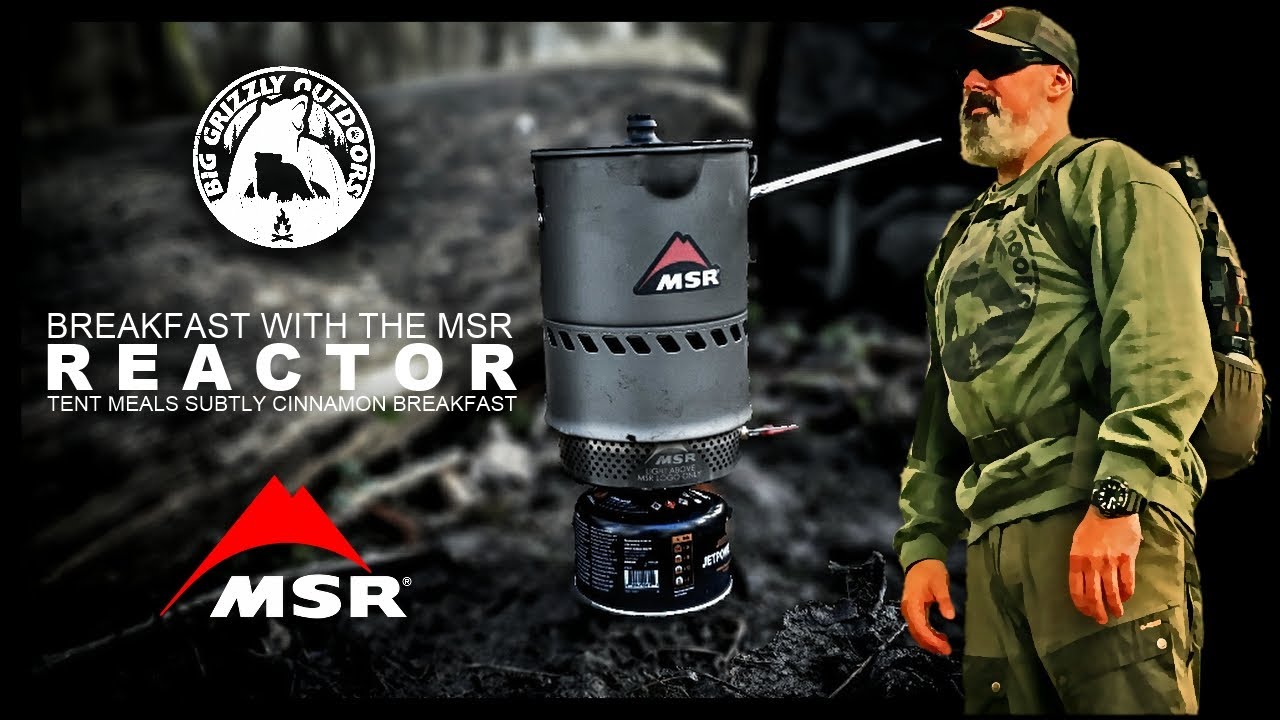 Breakfast with the MSR Reactor Stove