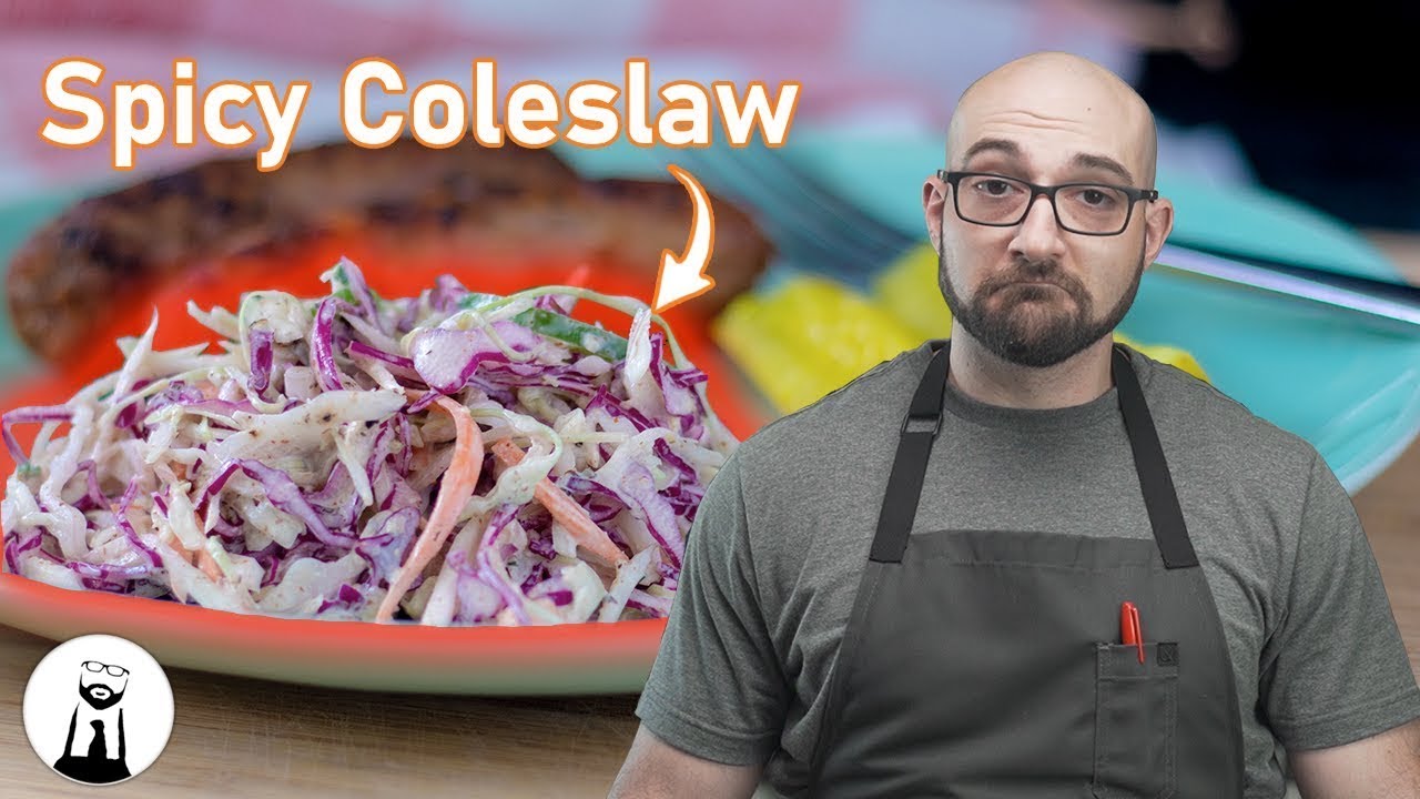 Keto Spicy Coleslaw - PERFECT for BBQ!