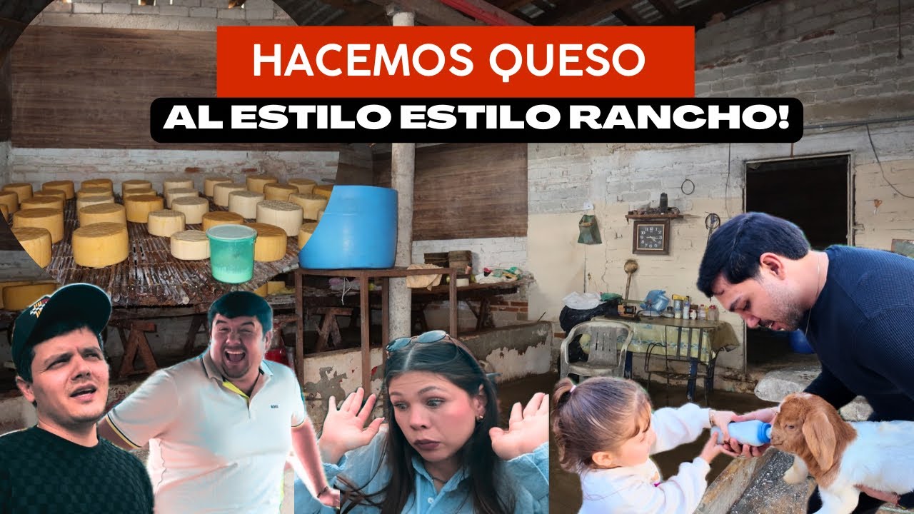 EN UNA MONTAÑA, APRENDIMOS TODO EL PROCESO DE COMO HACER UN QUESO 100% NATURAL! 