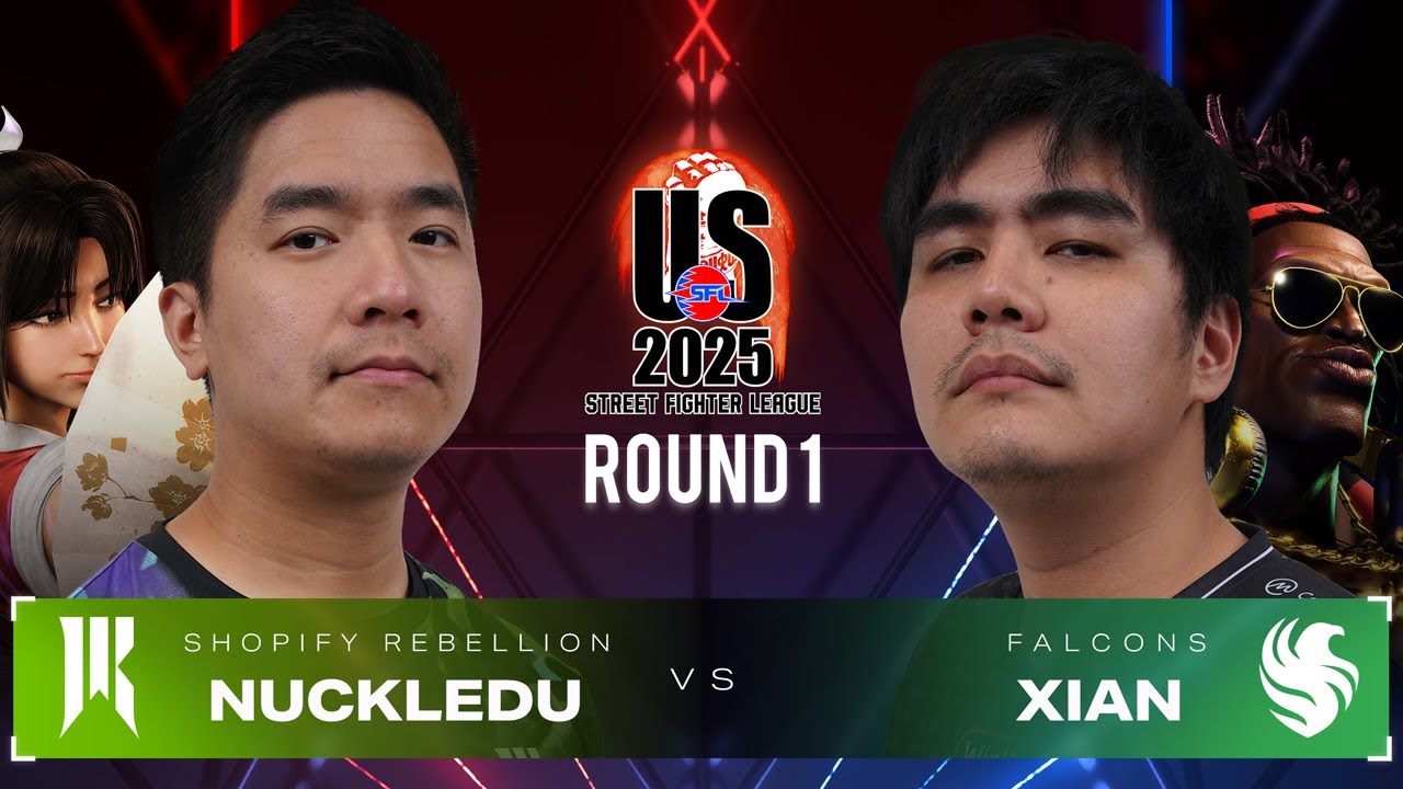 NuckleDu (Mai) vs. Xian (Dee Jay) - SR vs. Falcons - Street Fighter League US 2025 Day 1