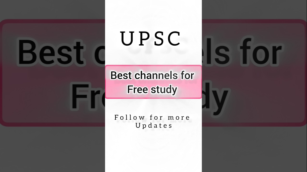 💖🪄Best channel for UPSC preparation| Free channel upsc| PW |unacademy| vision IAS #shorts #upsc #ias