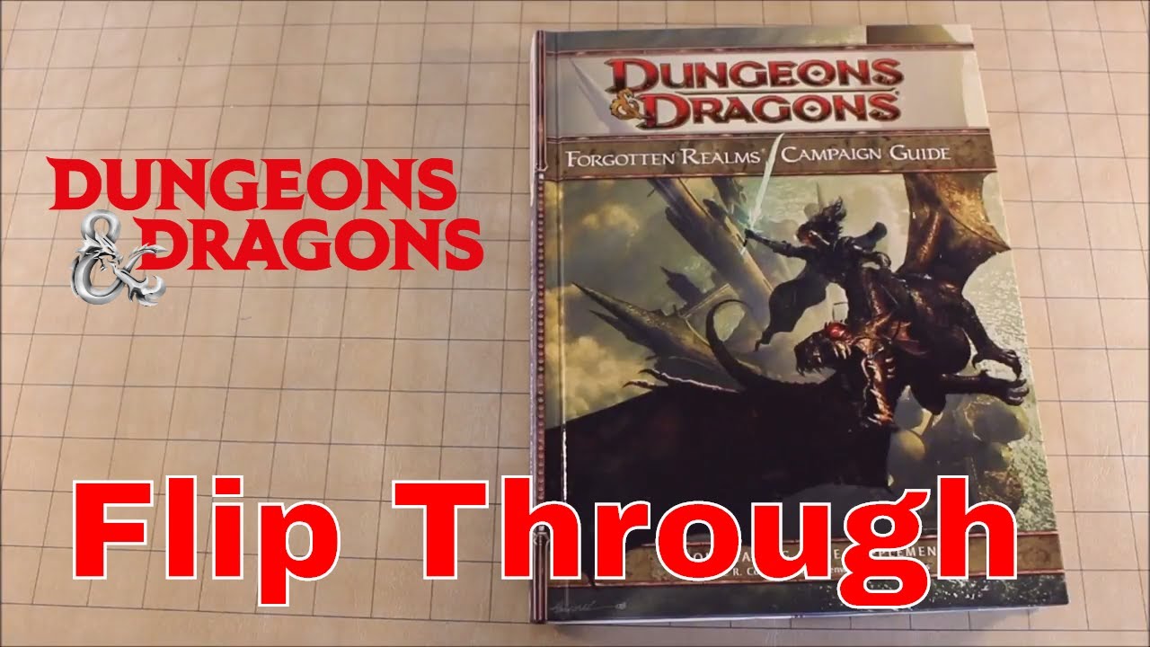 Forgotten Realms Campaign Guide (D&D 4E) Flip Through