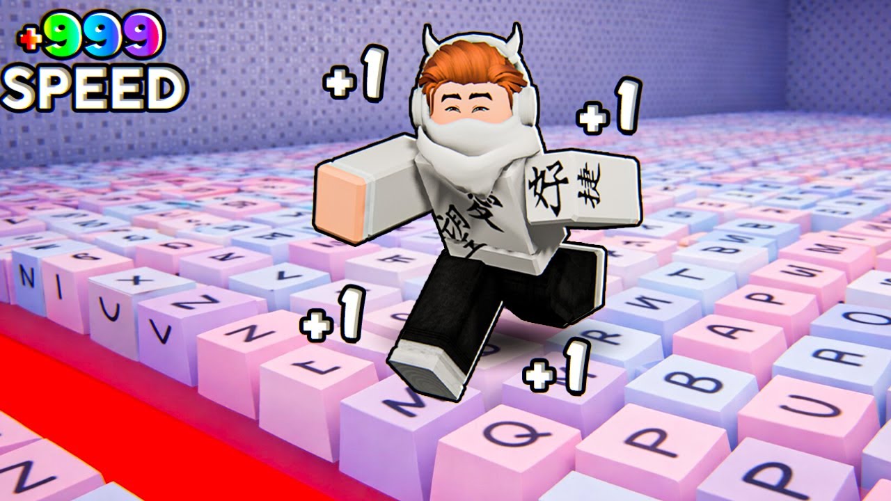 PRECISO Ficar MAIS RAPIDO a CADA SEGUNDO PARA COMPLETAR o DESAFIO Dos TECLADOS no Roblox