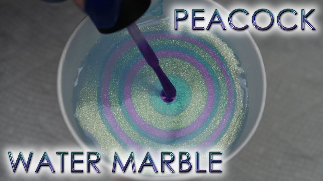Holo Taco Peacock Swirl | Water Marble 