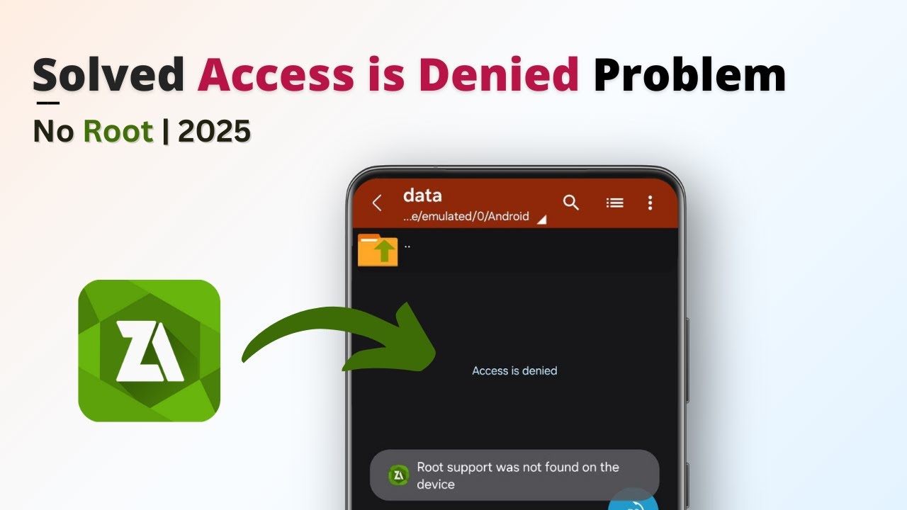 Fix ZArchiver Access is Denied on Android 13,14,15 (2026) - No Root