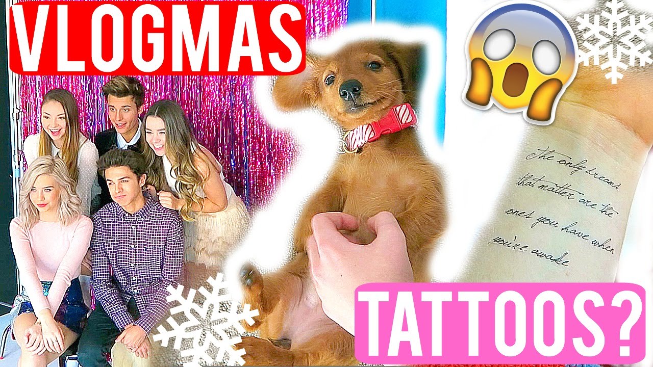 MAGAZINE COVER SHOOT + GETTING TATTOOS!? | VLOGMAS