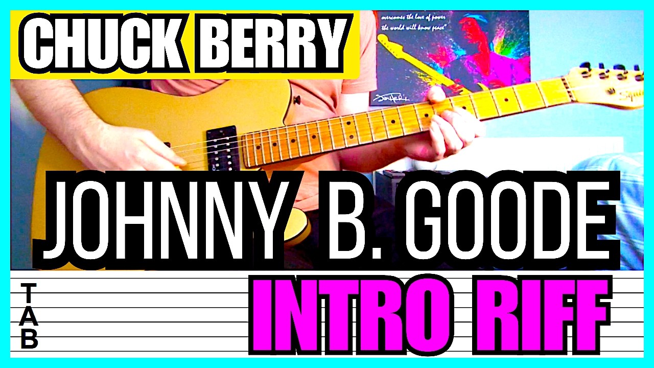 Chuck Berry - Johnny B. Goode (Intro Riff) Guitar Lesson | Tab | Tutorial