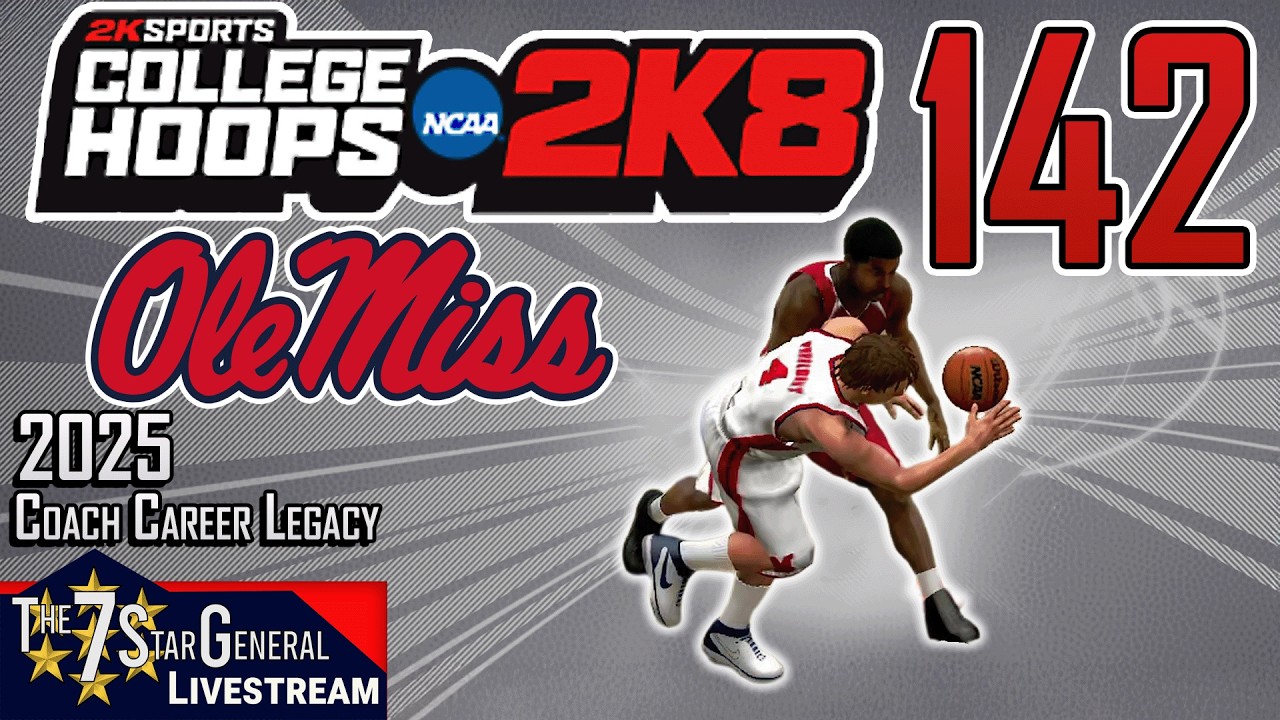 2025 Coach Career Legacy | College Basketball 2K8 | Livestream 142