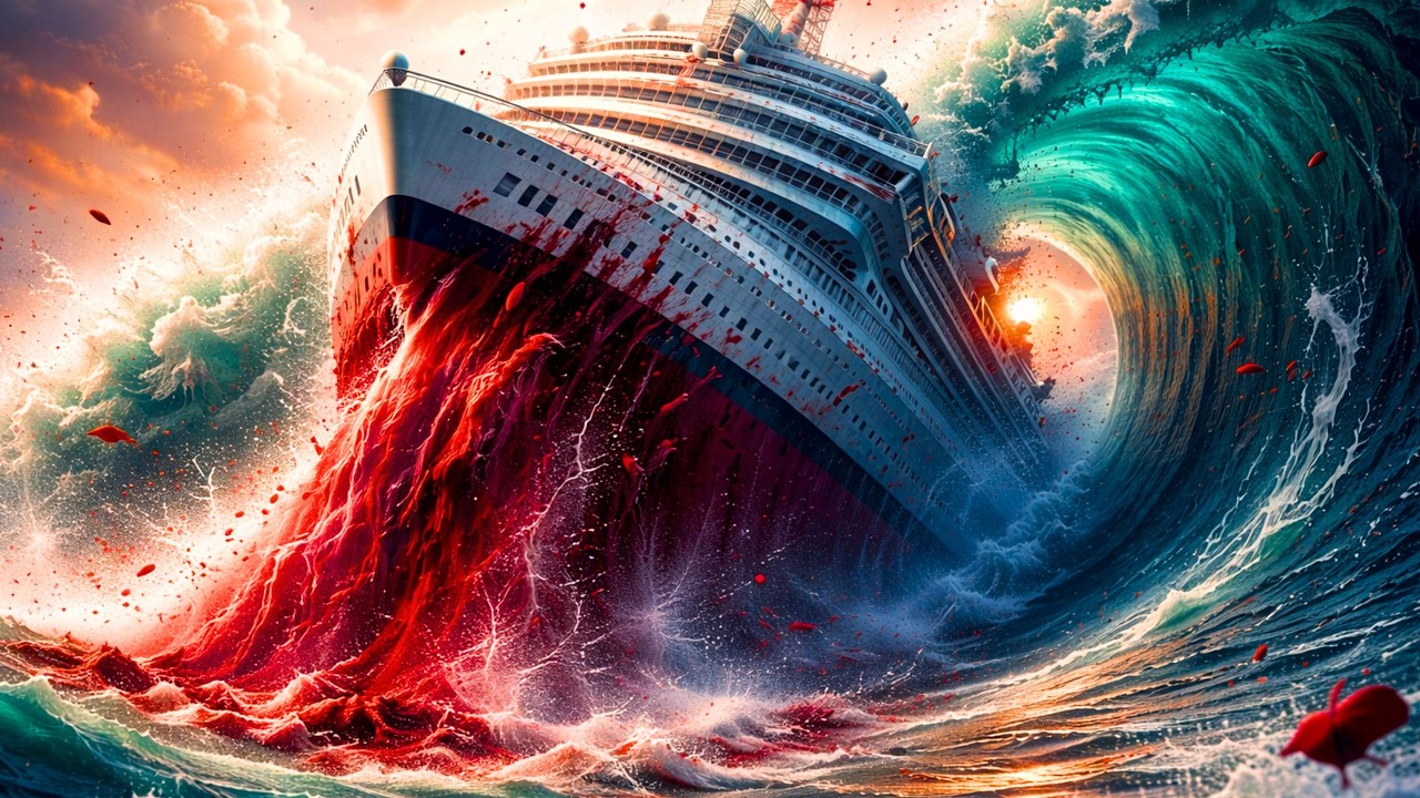 موجةٌ واحدة قلبت السفينة… فهل سينجو أحد؟🚢💀