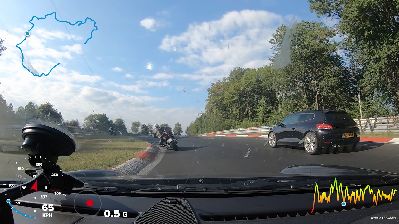 Hero on a Ducati Diavel at the Nordschleife 23 July 2018