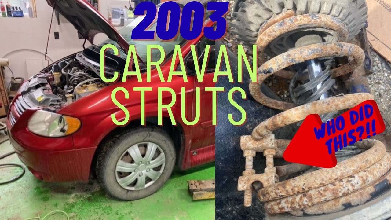 2003 Dodge Caravan front struts AMV ramp conversion 