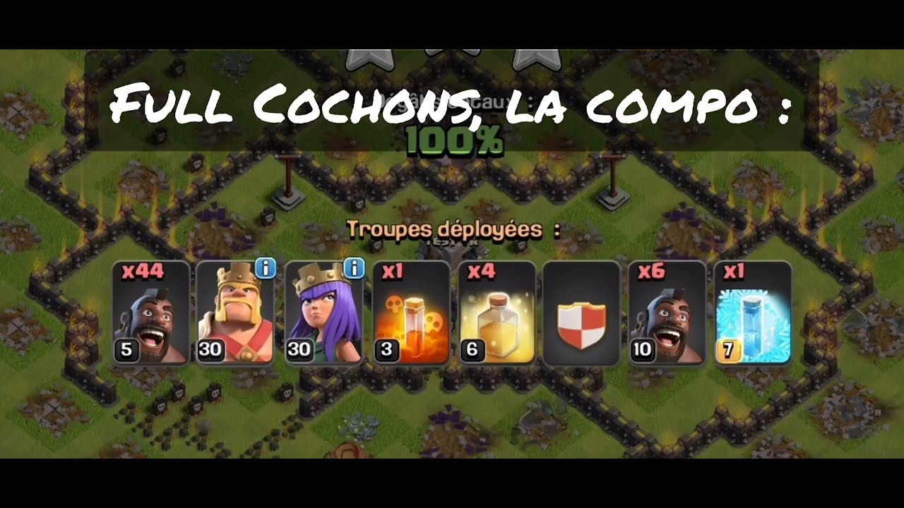 COC HDV 9 : Le Full Cochons (Chevaucheurs de Cochons)