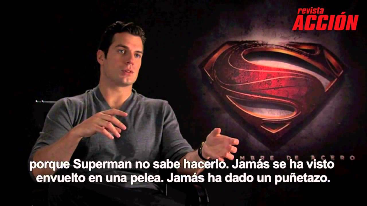 Entrevista Henry Cavill nos habla de El Hombre de Acero
