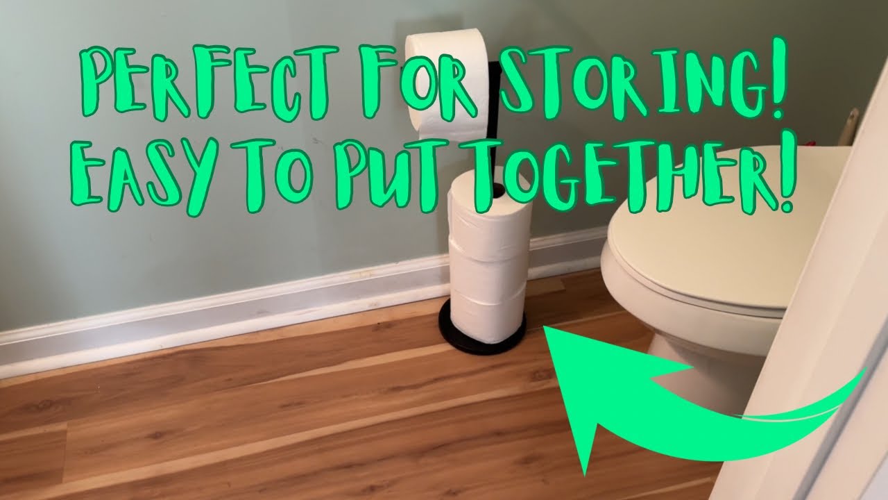 TACGEA Toilet Paper Holder Stand || Bathroom Toilet Paper Roll Holder Free Standing (Review)