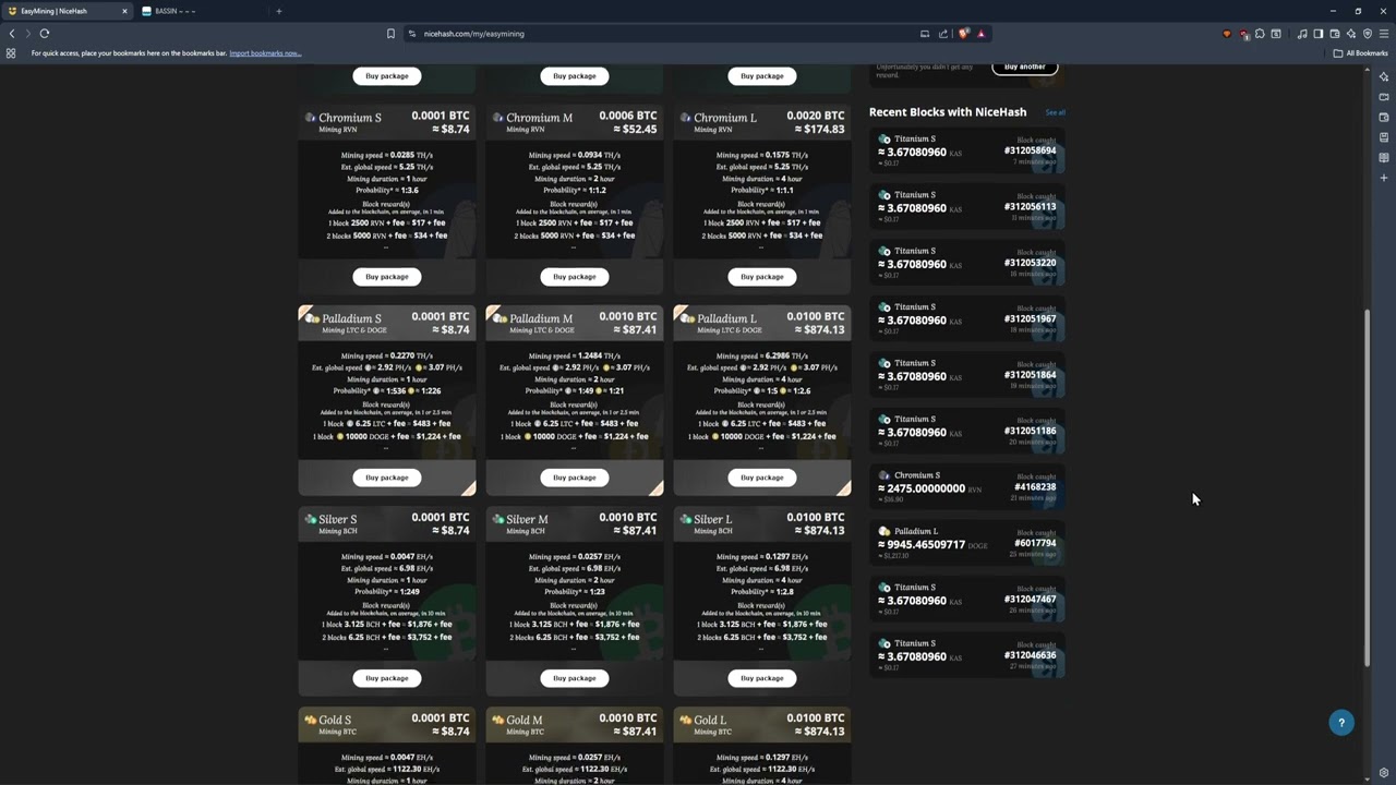Nicehash Easy Mining VS Actually Solo Mining BITCOIN Test.
