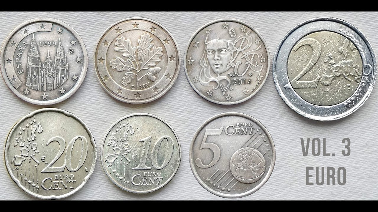 EURO CENT & EURO Coin of different European Countries | Euro Coins collection - Vol. 3