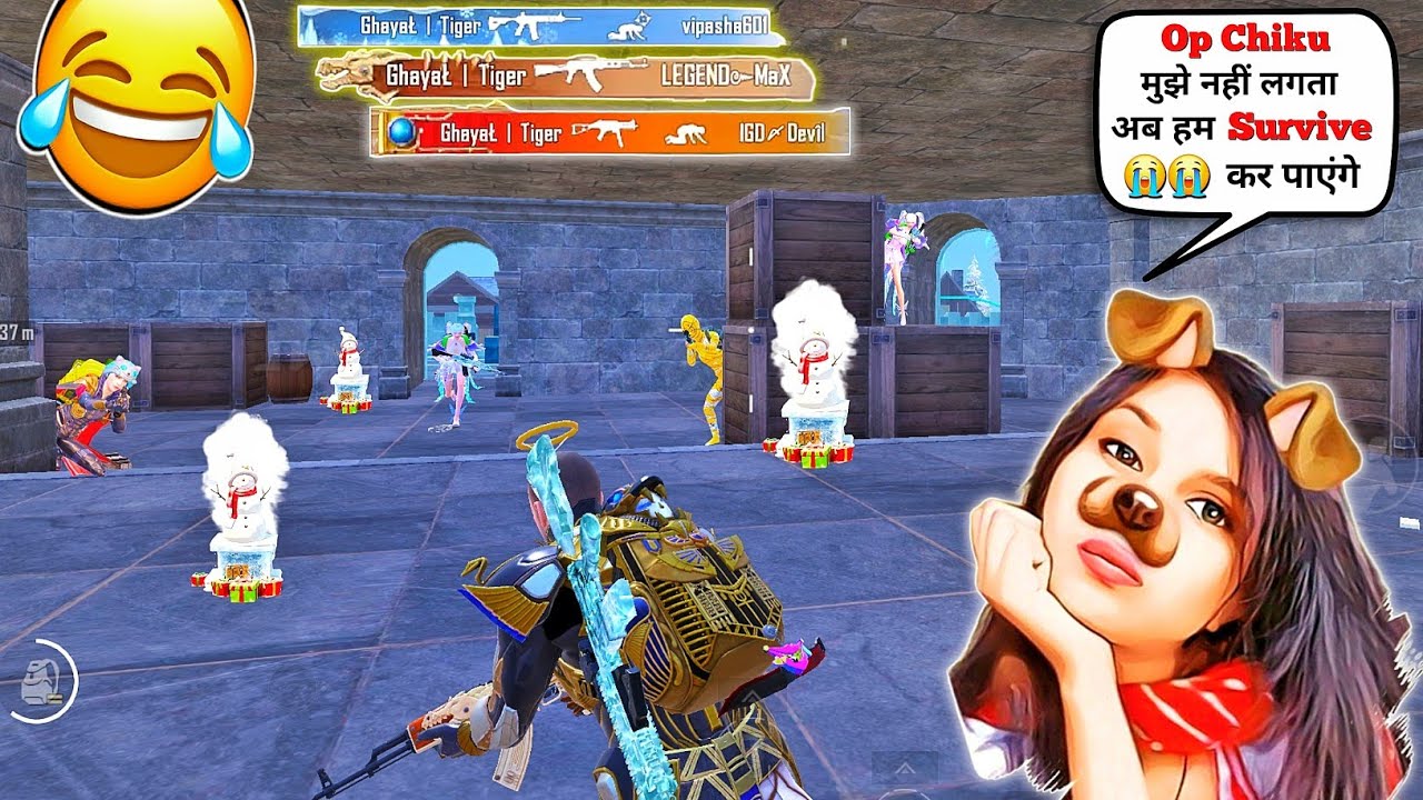 😱 OMG !! OP Chiku KNOCKED CAN I SAVE 🥵😂❗BGMI FUNNY COMMENTARY GAMEPLAY #bgmi