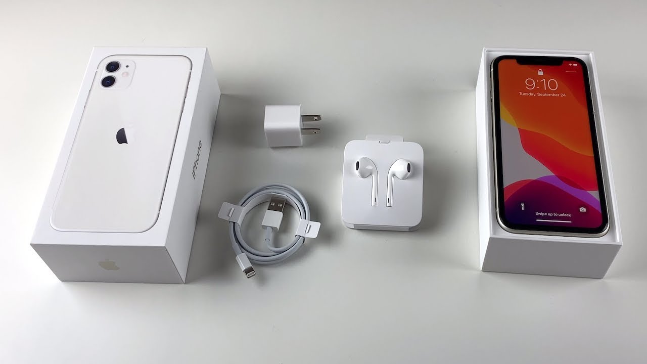 Распаковка iPhone 11: Белый!