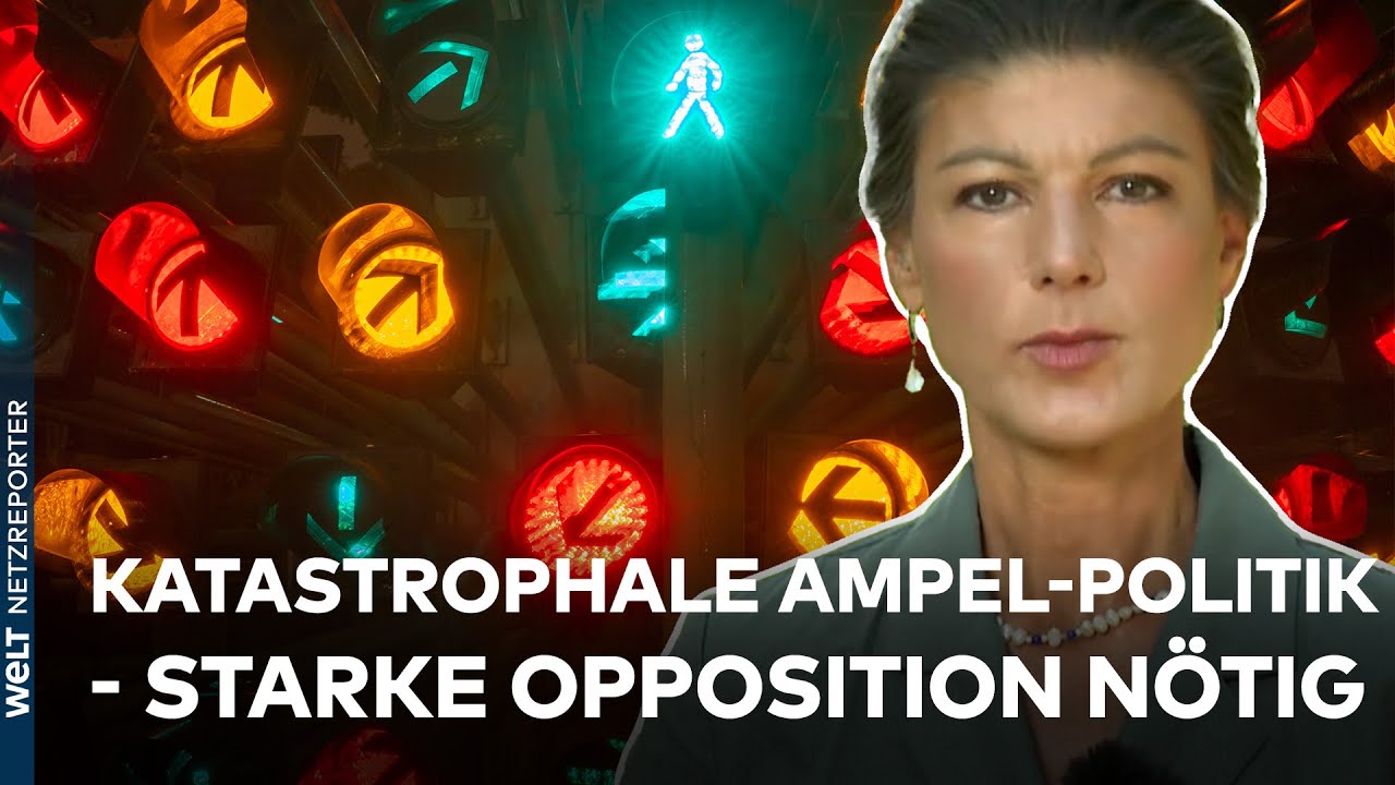 WUCHTIGE WAGENKNECHT-ATTACKE: Ampel-Regierung zerstöre die Zukunft Deutschlands | WELT Exklusiv