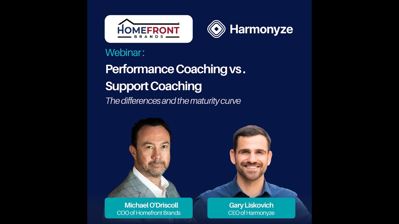 Performance Coaching vs .Support Coaching: The differences and the maturity curve