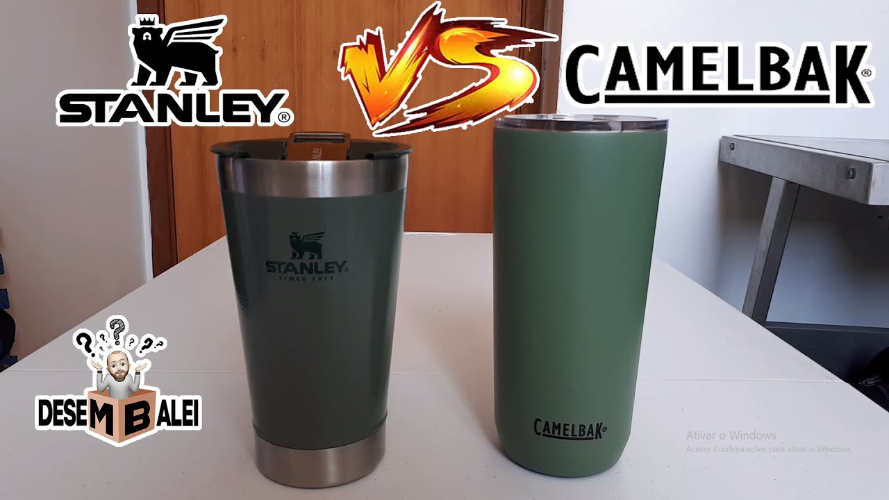 O RESULTADO FOI SURPREENDENTE! - COPO TÉRMICO STANLEY VS COPO TÉRMICO CAMELBAK