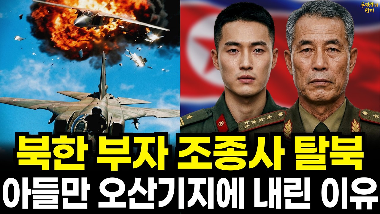 북한 전투기 조종사 아버지와 아들, 단 한대만 오산기지에 내린 이유 | 탈북감동사연