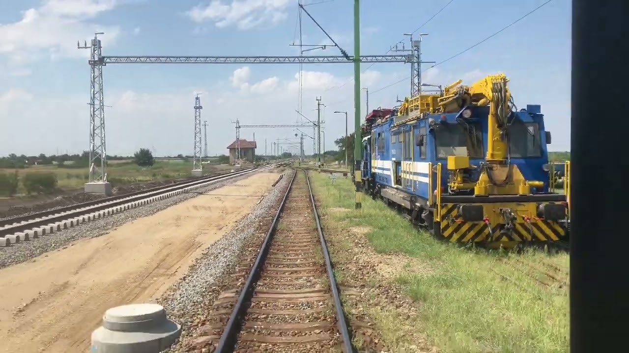 [MÁV/HUNGARY] 120-line Békéscsaba-Lőkösháza Current state of renovation up to Kétegyháza!