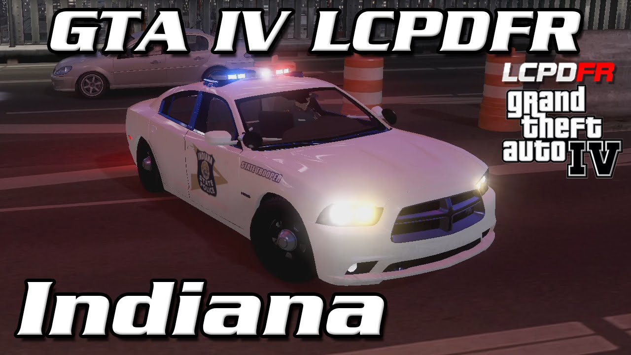 GTA IV LCPDFR MP - Indiana State Police - He Slammed Him Into a Wall!
