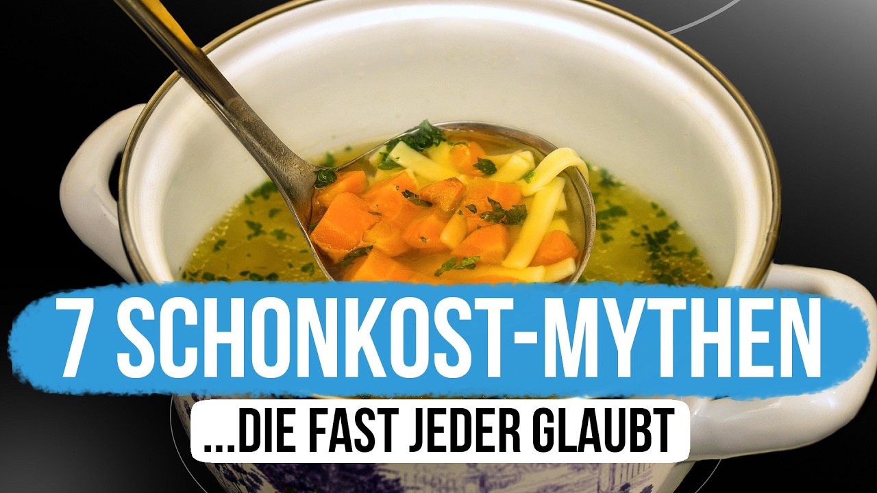 Diese 7 Irrtümer über Schonkost sind unglaublich - Mythen und Aufklärung