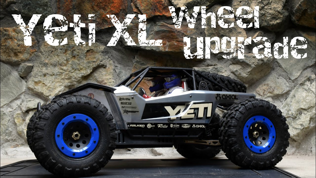 Axial Yeti XL: Модернизация колес и снятие шин с дисков
