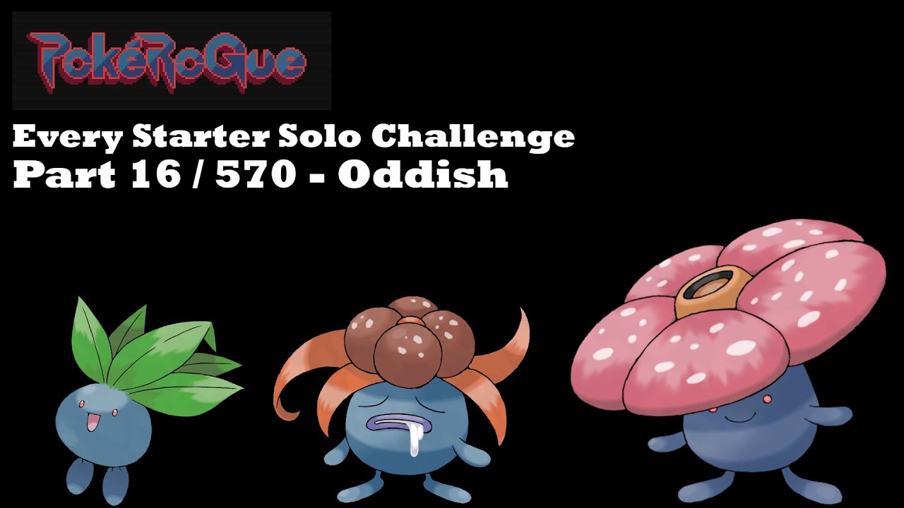 PokeRogue Solo Pokemon Challenge 16/570 - Oddish Line