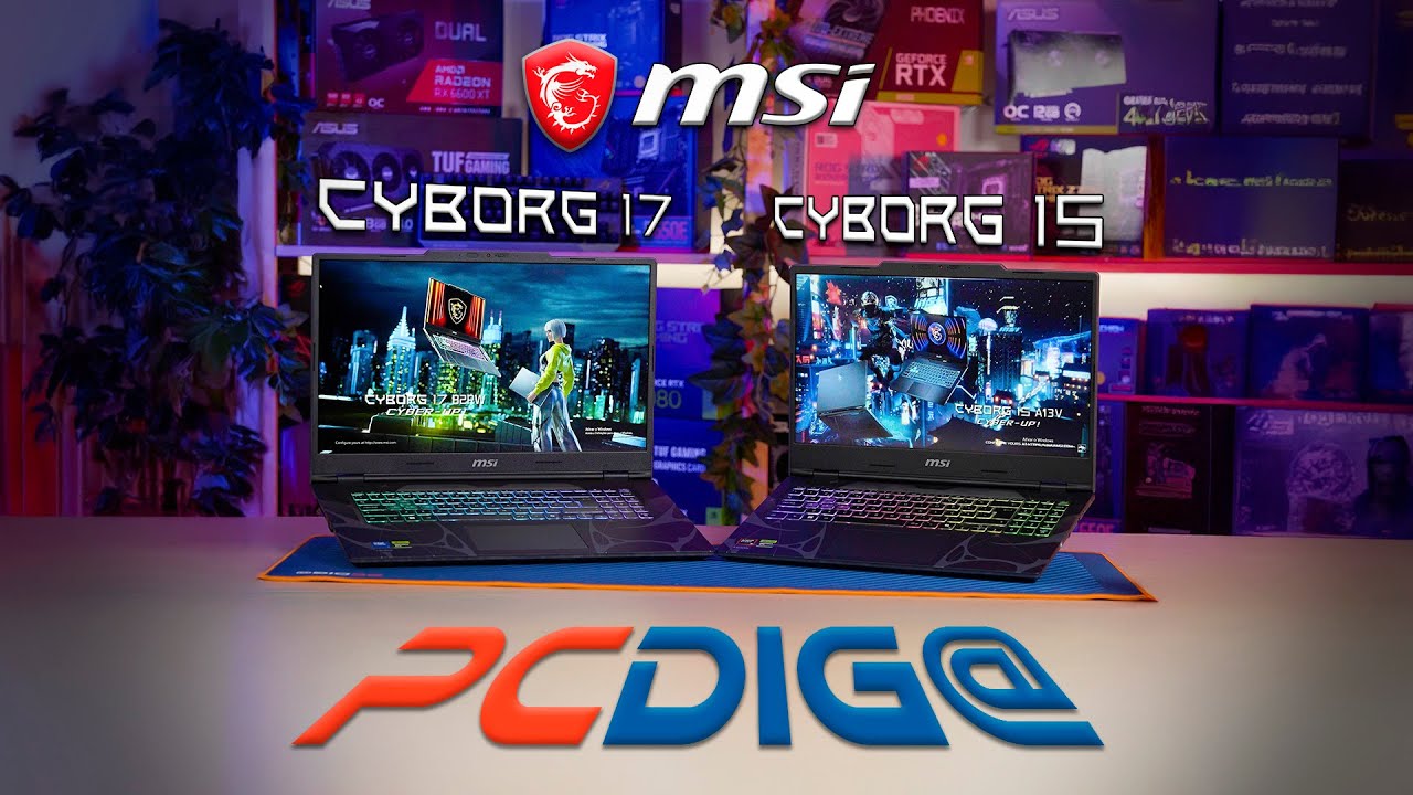 Port&aacute;teis MSI Cyborg 15 e 17  - Tecnologia de ponta ao estilo cyberpunk