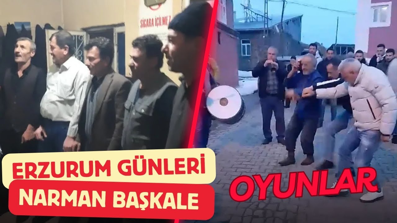 ERZURUM NARMAN BAŞKALE KÖYÜ/ ERZURUM'A ÖZEL YÖRESEL OYUNLAR VE YÖRESEL TÜRKÜLER