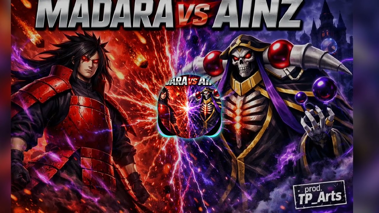 MADARA UCHIHA 🆚 AINZ OOAL GOWN | Rap de Anime (Naruto x Overlord) | Trap Épico