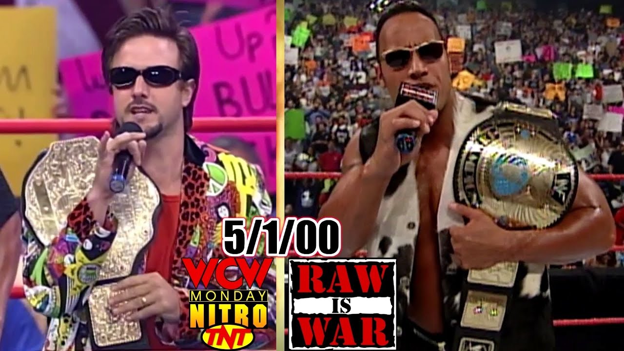 WWF RAW vs. WCW Nitro - May 1, 2000 Full Breakdown - HIGHEST RATED EVER - Rock vs. Shane - Arquette